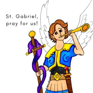 796745000640 Saint Gabriel (Magnet)