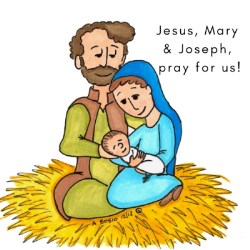 796745000749 Jesus Mary Joseph (Magnet)