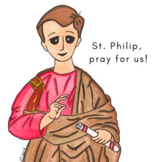 796745001081 Saint Philip The Apostle (Magnet)
