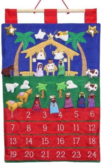 819273022820 Holy Night Fabric Advent Calendar