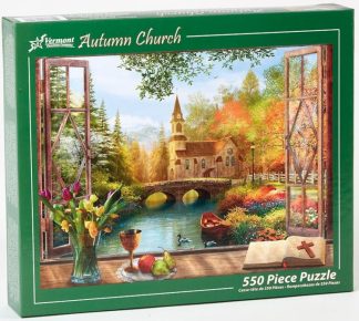 871241003125 Autumn Church Jigsaw (Puzzle)