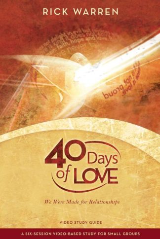 9780310326878 40 Days Of Love Video Study Guide (Student/Study Guide)
