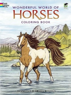 9780486444659 Wonderful World Of Horses Coloring Book