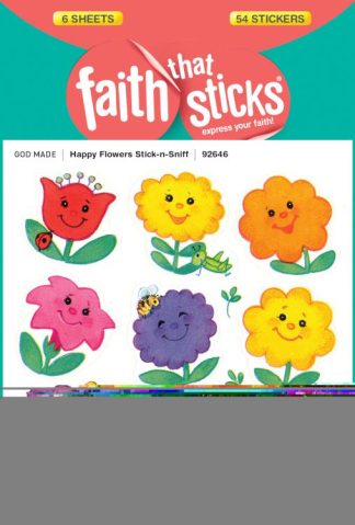 9781414392646 Happy Flowers Stick N Sniff Stickers