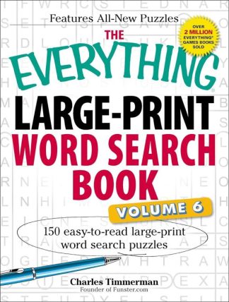 9781440559945 Everything Large Print Word Search Book Volume 6 (Large Type)
