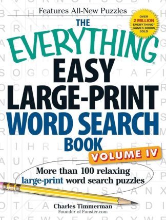 9781440566844 Everything Easy Large Print Word Search Book Volume 4 (Large Type)