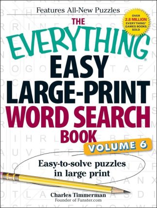 9781440592379 Everything Easy Large Print Word Search Book Volume 6 (Large Type)