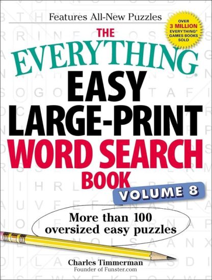 9781507204825 Everything Easy Large Print Word Search Book Volume 8 (Large Type)