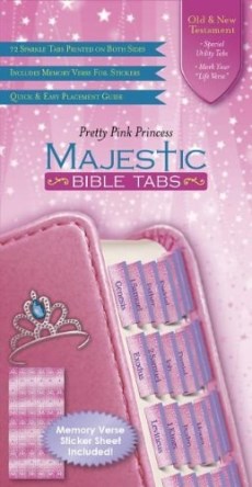 9781609365738 Majestic Bible Tabs Pretty Pink Princess