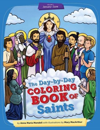 9781644135198 Day By Day Coloring Book Of Saints Volume 1