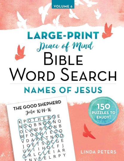 9781680997460 Peace Of Mind Bible Word Search Names Of Jesus (Large Type)