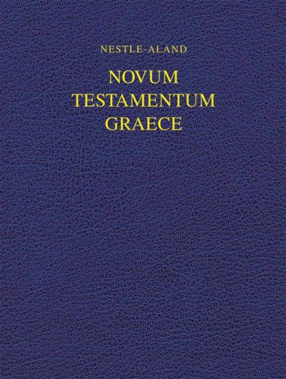 9781683070689 Nestle Aland Novum Testamentum Graece 28th Wide Margin Edition