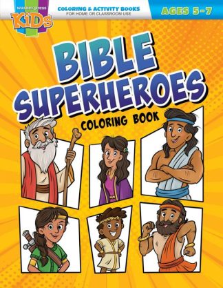 9781684344574 Bible Superheroes Coloring And Activity Book Ages 5-7