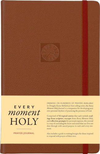 9781951872502 Every Moment Holy Prayer Journal Brown