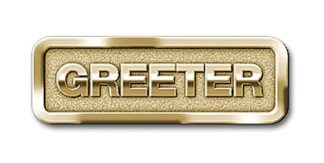 081407006079 Greeter Leadership Badge