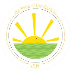 692193806615 Fruit Of The Spirit Is Joy Plate