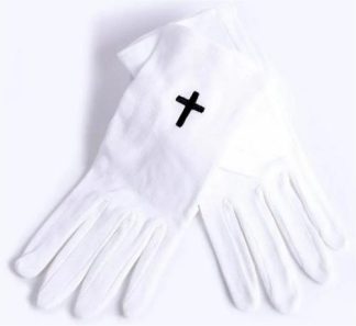 788200504077 Usher Gloves With Black Cross
