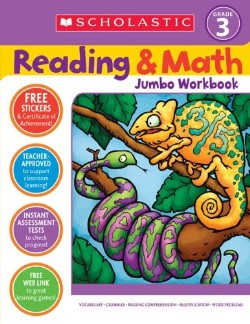 9780439786027 Reading And Math Jumbo Workbook 3