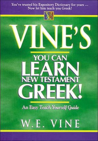 9780785212324 Vines You Can Learn New Testament Greek
