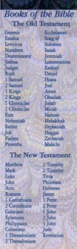 9780805406610 Books Of The Bible Bookmarks