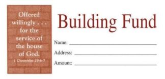 9780805407525 Building Fund Offering Envelopes