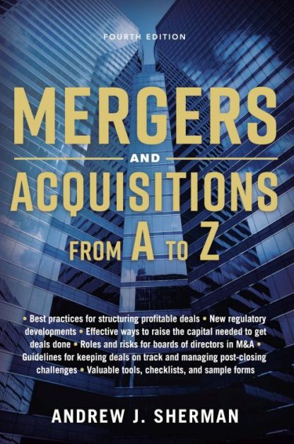 9781400242467 Mergers And Acquisitions From A To Z Fourth Edition