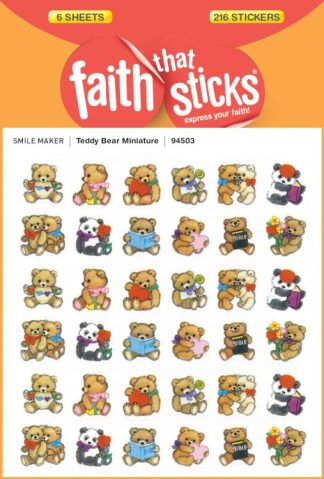 9781414394503 Teddy Bear Miniature Stickers