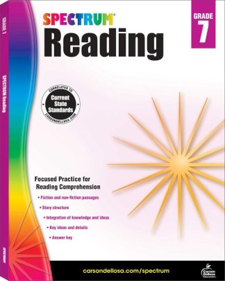 9781483812205 Spectrum Reading Workbook Grade 7
