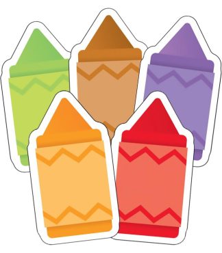 9781483842158 Crayons Mini Cut Outs