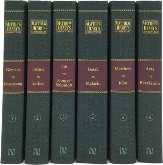 9781598564365 Matthew Henrys Commentary On The Whole Bible Set