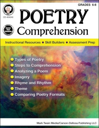 9781622235940 Poetry Comprehension 6-8