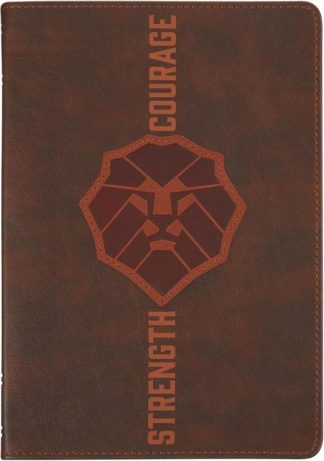 9781639524020 Strength And Courage Journal With Zipper Closure