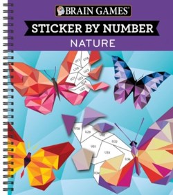 9781680229011 Sticker By Number Nature