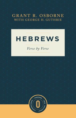 9781683595373 Hebrews Verse By Verse