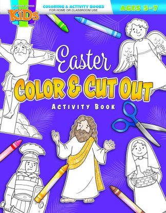 9781684342341 Easter Color And Cut Out Activity Book KJV