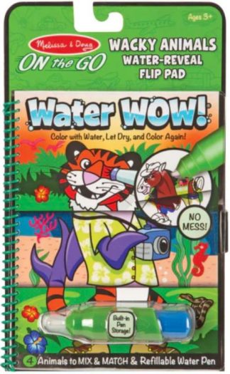 0000772094641 On The Go Water Wow Wacky Animals