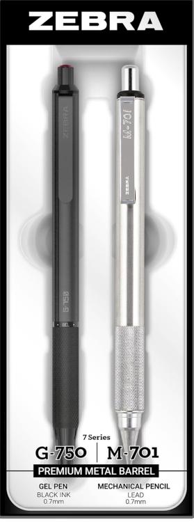 045888105126 Zebra Premium Metal Gel Pen Pencil Set