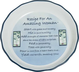 095177578308 Amazing Woman Pie Plate