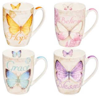 1220000137714 Butterfly Blessings Mug Set