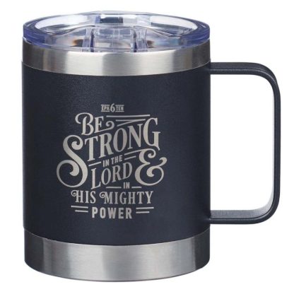 1220000137899 Be Strong In The LORD Camp Style Stainless Steel Ephesians 6:10