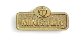 634337723938 Minister Badge