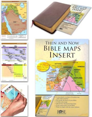 634989369010 Then And Now Bible Maps Insert