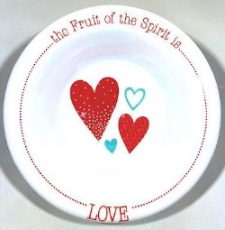 692193806943 Fruit Of The Spirit Is Love Kids Bowl