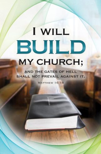 730817356945 I Will Build My Church Pack Of 100