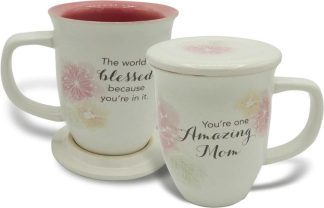 785525305921 Amazing Mom Mug With Coaster