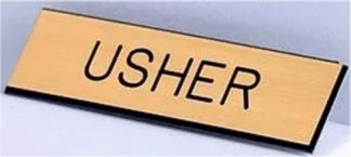 788200450398 Usher Engraved Safety Catch