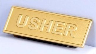 788200806416 Usher Badge Magnet Back