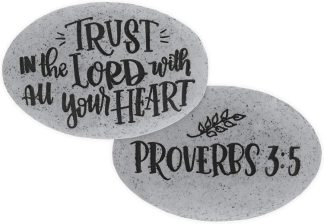 798890171732 Trust In The Lord Proverbs 3:5 Pocket Stone