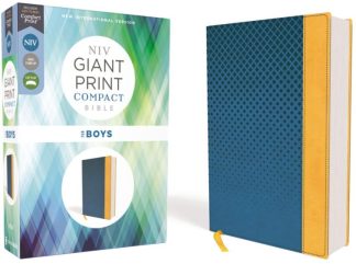 9780310455790 Giant Print Compact Bible For Boys Comfort Print
