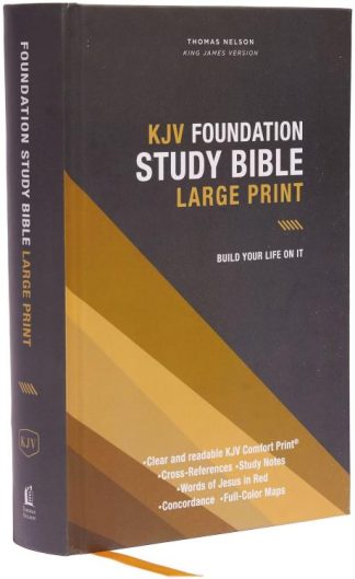 9780785259480 Foundation Study Bible Large Print Comfort Print